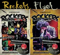 复古式摇滚音乐海报模板：Rockers Flyer